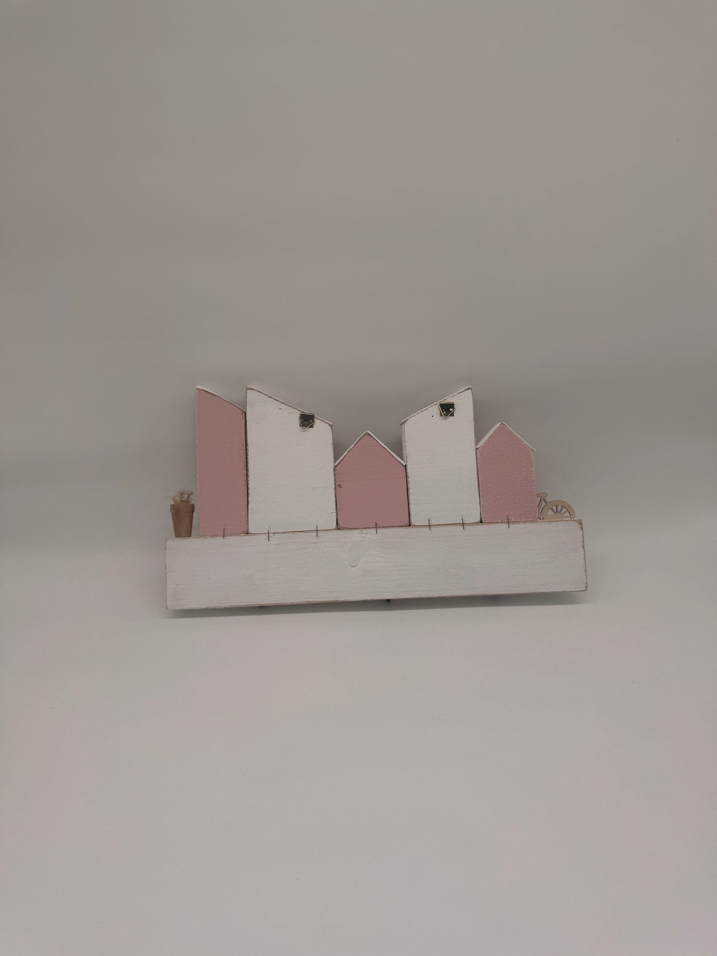 Shabby Chic - Häuser-Haken Leiste