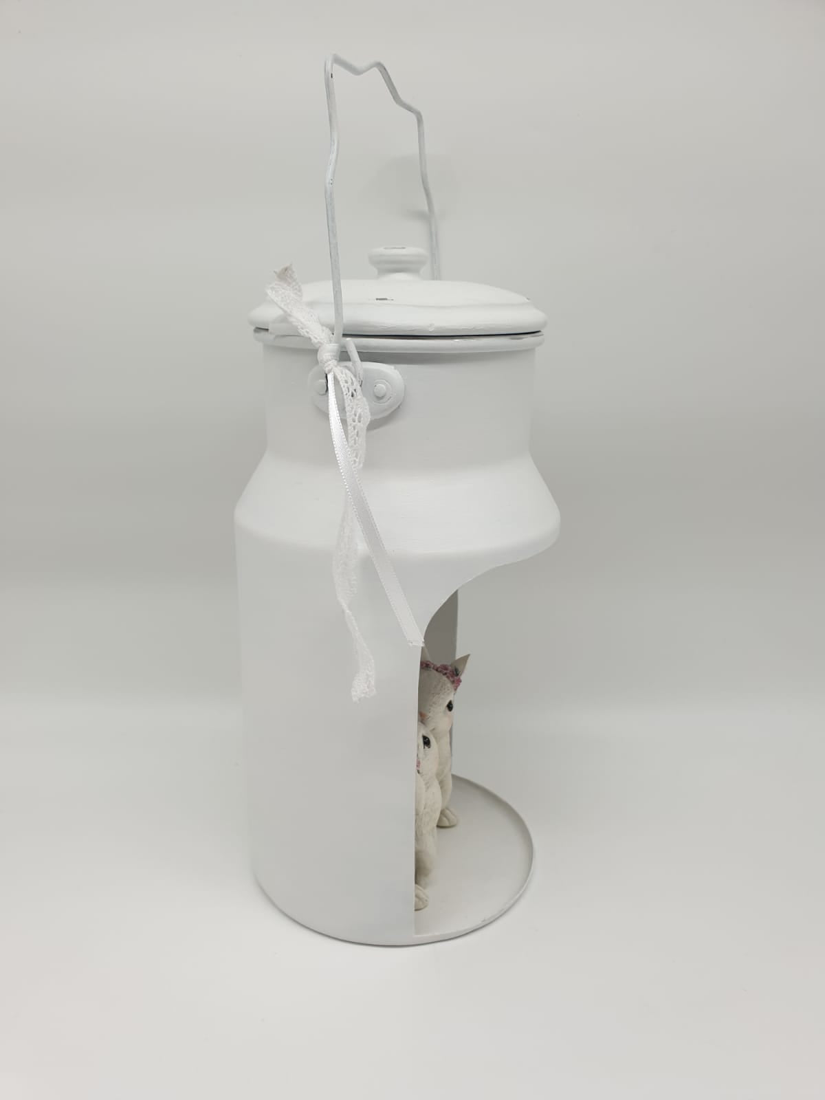 Shabby Chic - Milchkanne (offen)