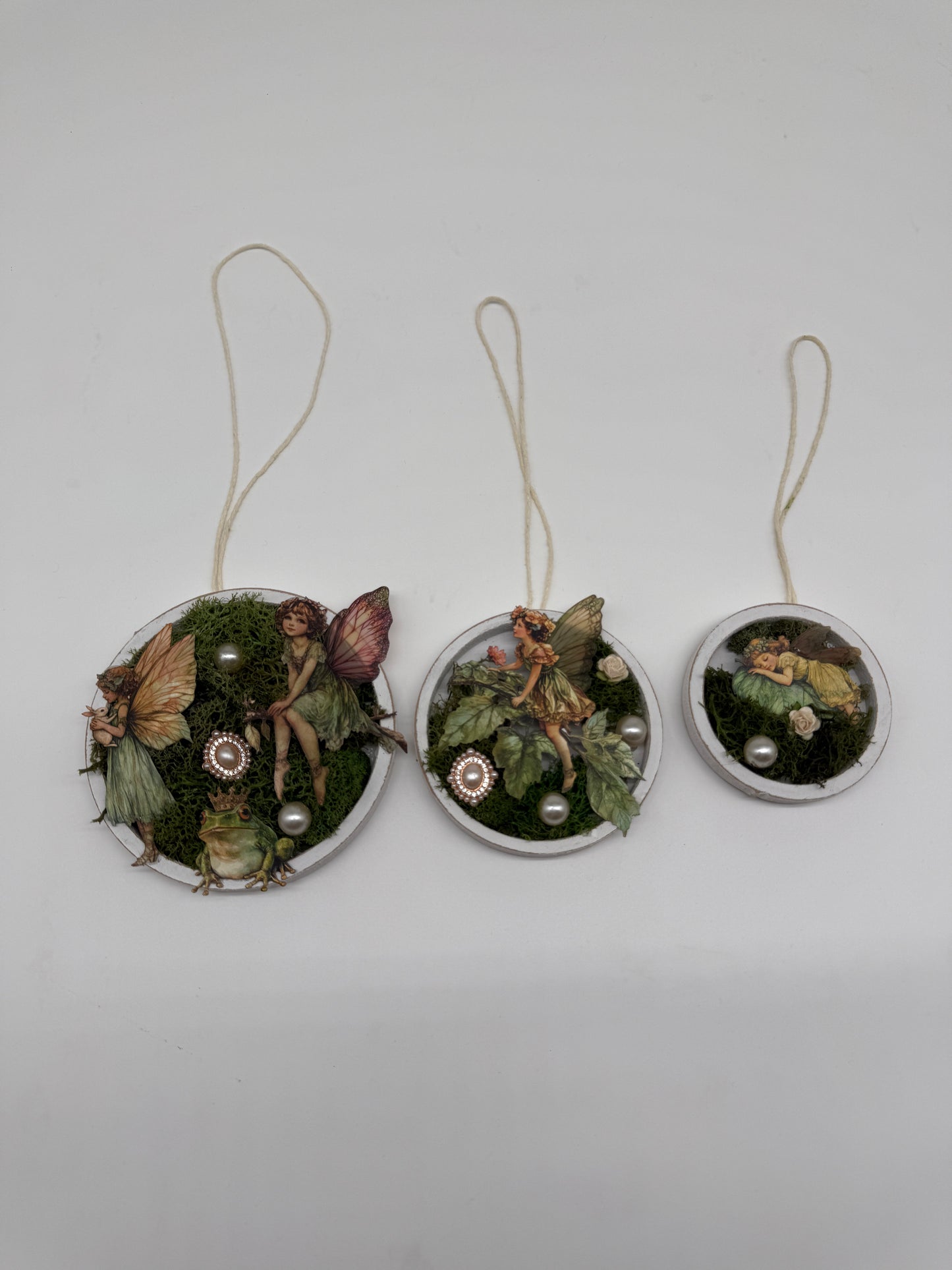 Shabby Chic - Elfen Anhänger (Set)
