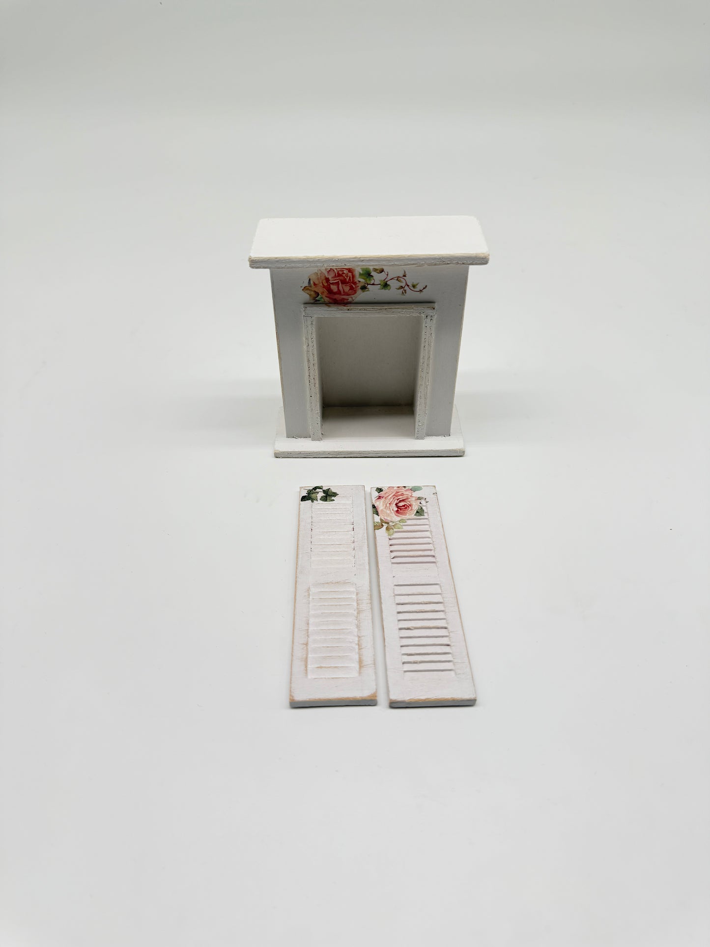 Shabby Chic - Miniatur Puppenmöbel Set