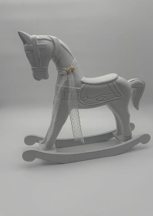 Shabby Chic - Deko Holzpferd