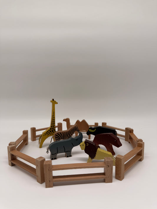 Holzspielset - Zoo Erzgebirge