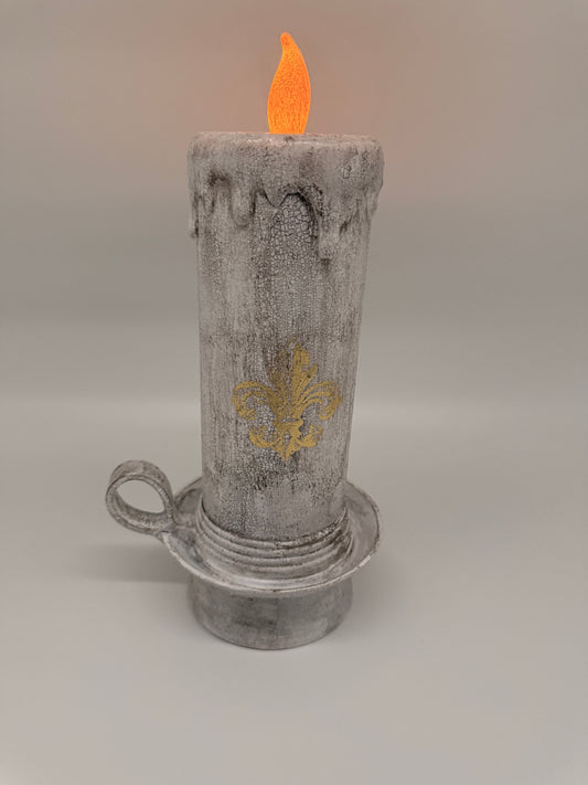 Shabby Chic - / Vintage LED Kerze