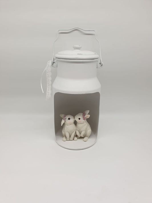 Shabby Chic - Milchkanne (offen)